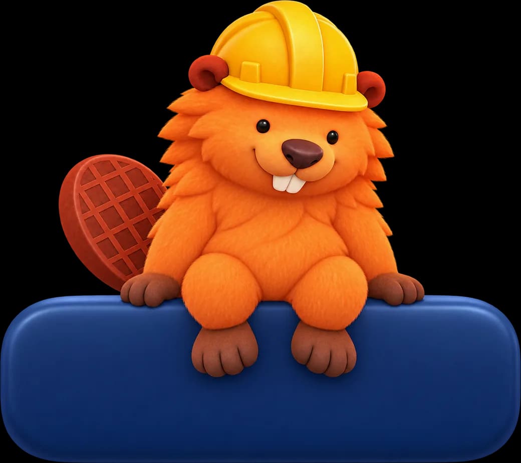 Patchy sitting on a big badge