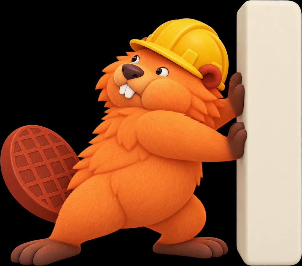 Patchy carefully holding a panel shut